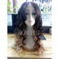 Hot selling beautiful curly hair wig synthetic front lace wig